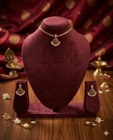 Elegant Floral Choker Set