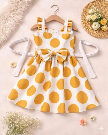 Yellow Polka Dot Dress