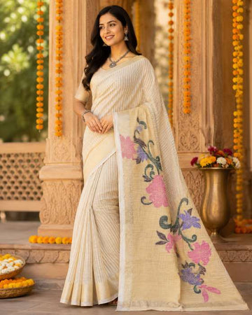 Khadi Cotton  Saree
